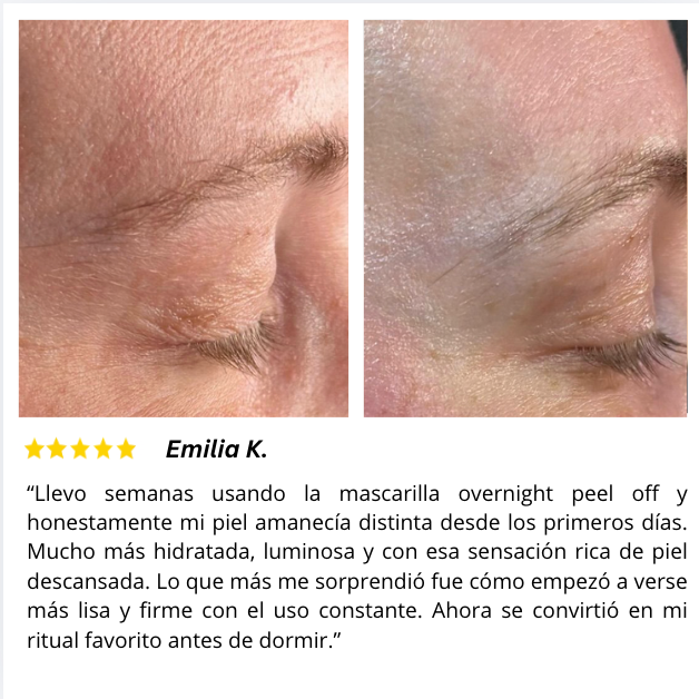 Mascarilla de Colágeno -  Un GlowShot a tu piel